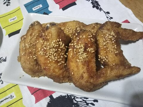 手羽先の甘辛唐揚げ